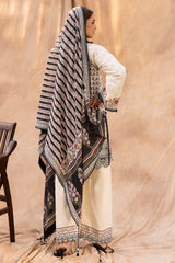 3 Piece Embroidered Printed Lawn Suit with Printed Trouser CL-62001