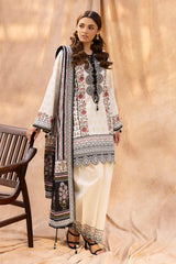3 Piece Embroidered Printed Lawn Suit with Printed Trouser CL-62001
