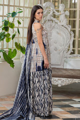3 Piece Embroidered Printed Lawn Suit with Printed Trouser CL-62062