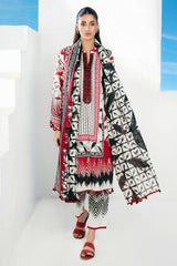 3 Piece Embroidered Printed Lawn Suit CL-62227