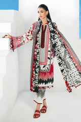 3 Piece Embroidered Printed Lawn Suit CL-62227