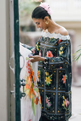 3 Piece Printed Lawn Suit with Embroidered Border CL-62271