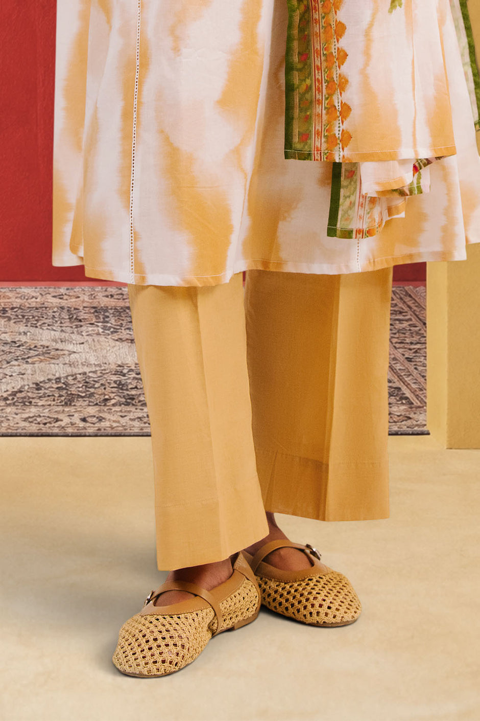 3 Piece Printed Cotton Suit with Printed Lawn Dupatta