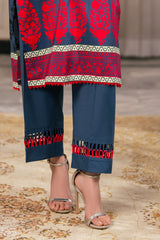 3 Piece Printed Cross Hatch Suit with Lawn Dupatta CH-62001