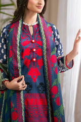 3 Piece Printed Cross Hatch Suit with Lawn Dupatta CH-62001