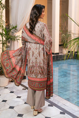 3 Piece Printed Cross Hatch Suit with Lawn Dupatta CH-62002