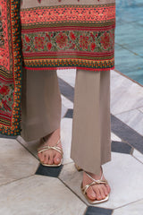 3 Piece Printed Cross Hatch Suit with Lawn Dupatta CH-62002