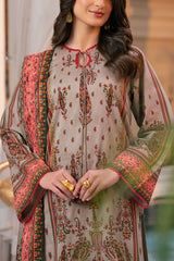 3 Piece Printed Cross Hatch Suit with Lawn Dupatta CH-62002