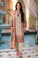 3 Piece Printed Cross Hatch Suit with Lawn Dupatta CH-62007