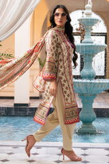 3 Piece Printed Cross Hatch Suit with Lawn Dupatta CH-62007