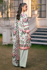 3 Piece Printed Cross Hatch Suit with Lawn Dupatta CH-62010