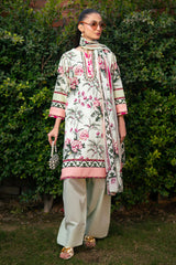 3 Piece Printed Cross Hatch Suit with Lawn Dupatta CH-62010