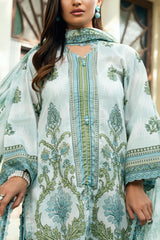 3 Piece Printed Cross Hatch Suit with Lawn Dupatta CH-62017