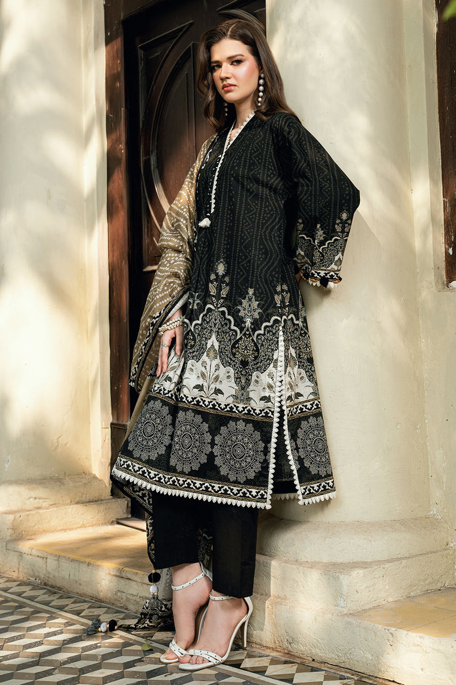 3 Piece Printed Cross Hatch Suit