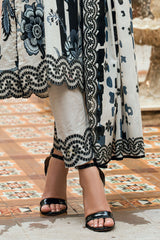 3 Piece Printed Cross Hatch Suit with Lawn Dupatta CH-62018