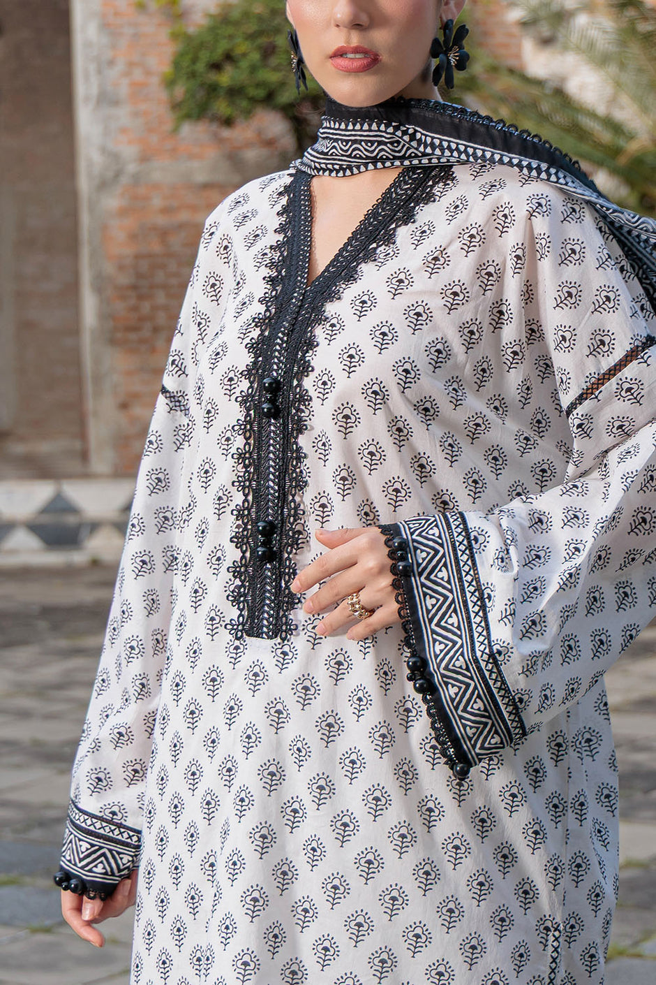 3 Piece Printed Lawn Suit
