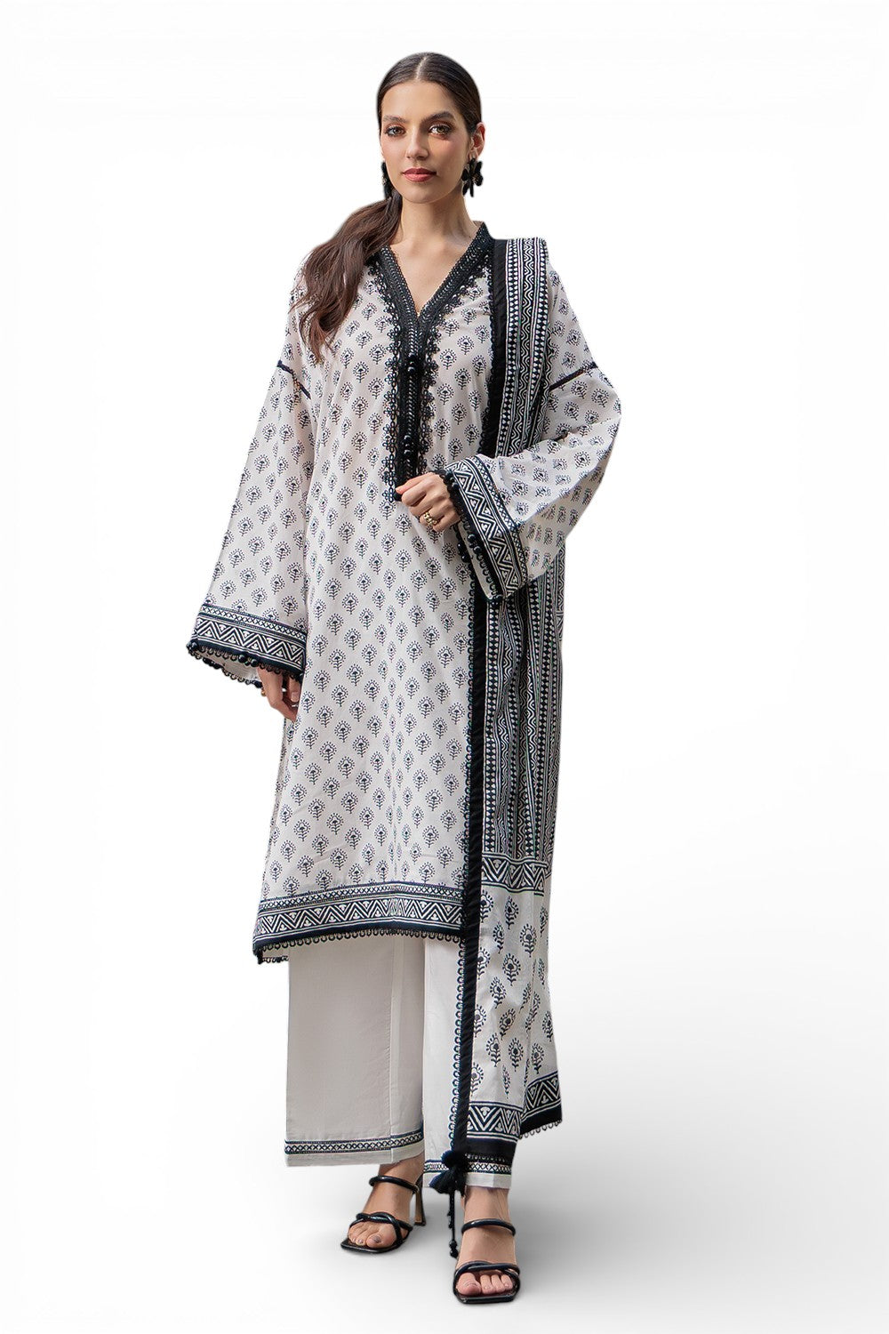 3 Piece Printed Lawn Suit