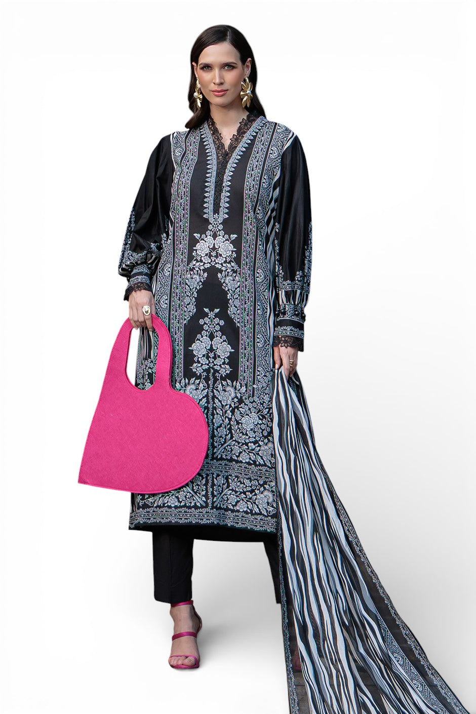 3 Piece Printed Lawn Suit