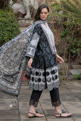 3 Piece Printed Lawn Suit B-62009