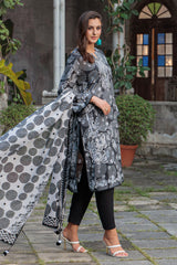 3 Piece Printed Lawn Suit B-62012