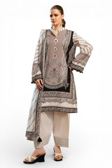 3 Piece Printed Lawn Suit B-62015