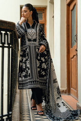 3 Piece Printed Lawn Suit B-62016