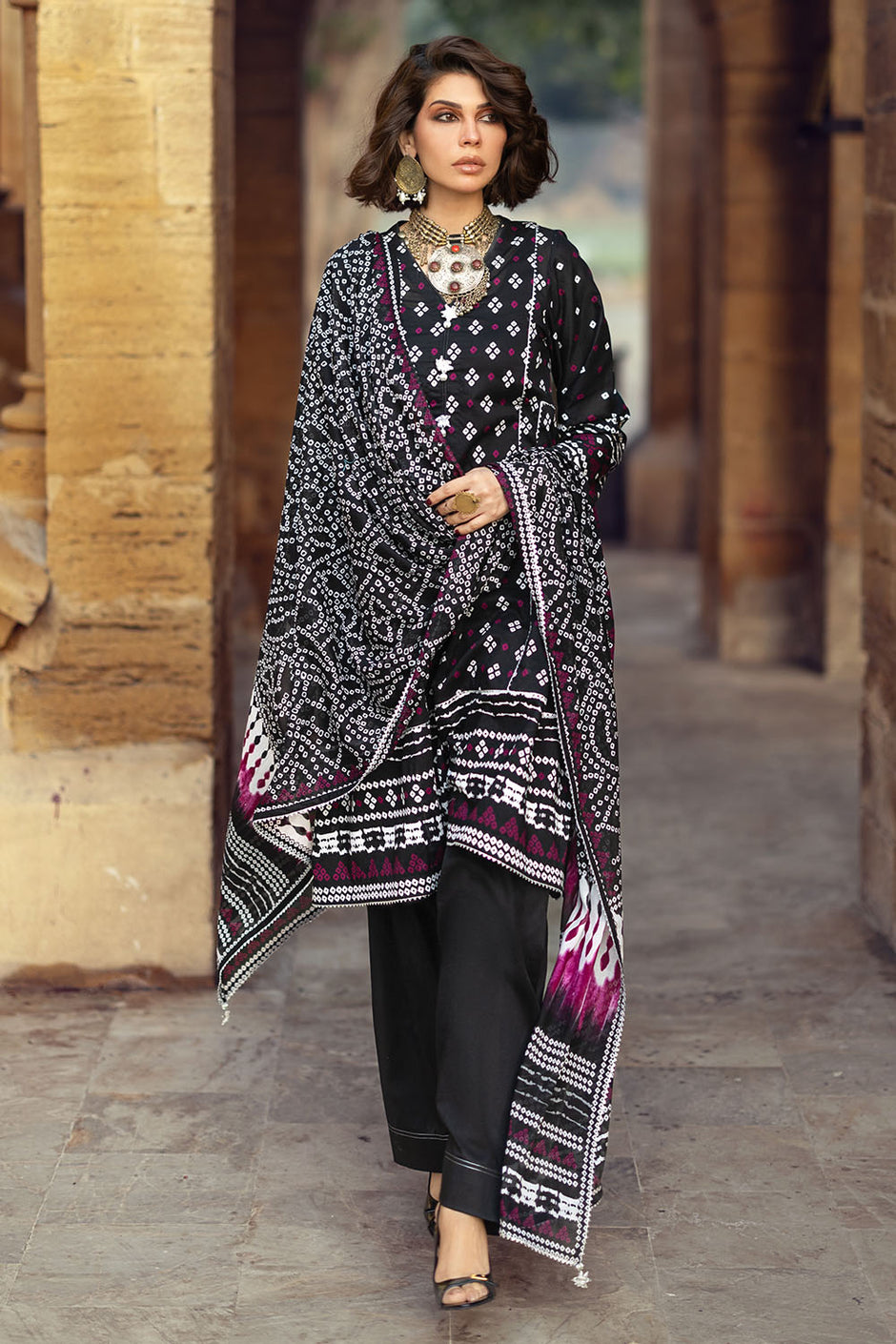 3 Piece Printed Lawn Suit
