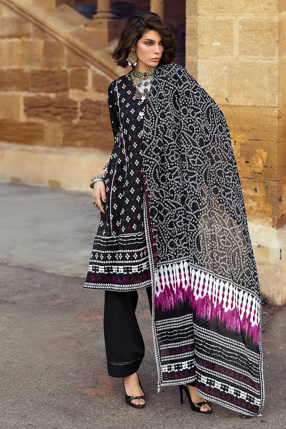 3 Piece Printed Lawn Suit
