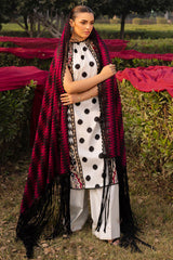 3 Piece Printed Lawn Suit with Crochet Lace CL-52440