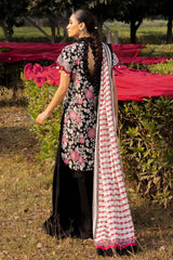 3 Piece Printed Lawn Suit with Embroidered Border CL-52608