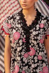 3 Piece Printed Lawn Suit with Embroidered Border CL-52608