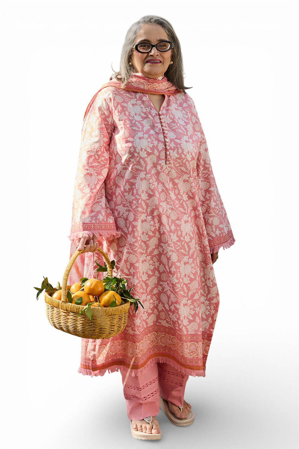 3 Piece Printed Lawn Suit with Dupatta CL-52691 A