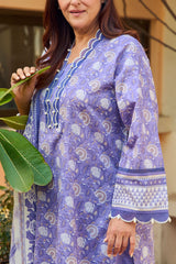 3 Piece Printed Lawn Suit with Dupatta CL-52692 A