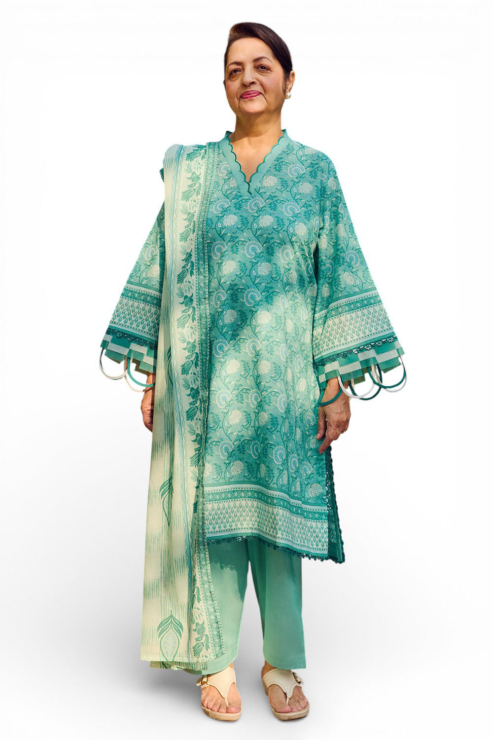 3 Piece Printed Lawn Suit with Dupatta CL-52692 B