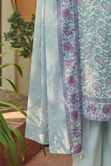 3 Piece Printed Lawn Suit with Dupatta CL-52704 B