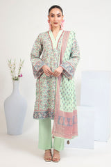 3 Piece Printed Lawn Suit with Dupatta CL-52706 A