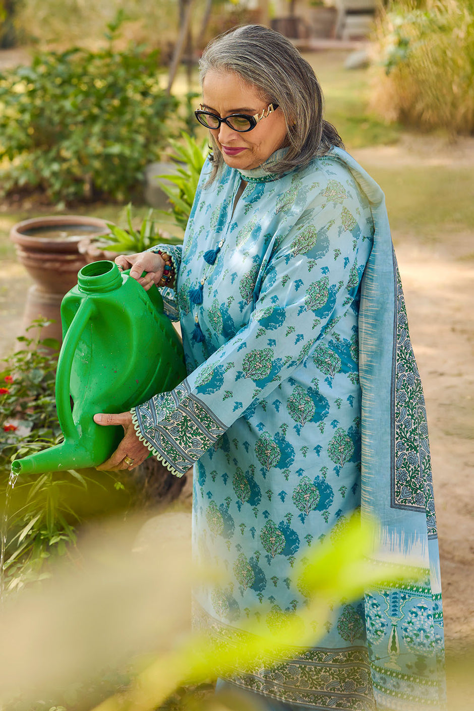 3 Piece Printed Lawn Suit with Dupatta