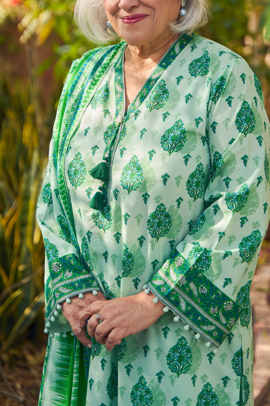 3 Piece Printed Lawn Suit with Dupatta