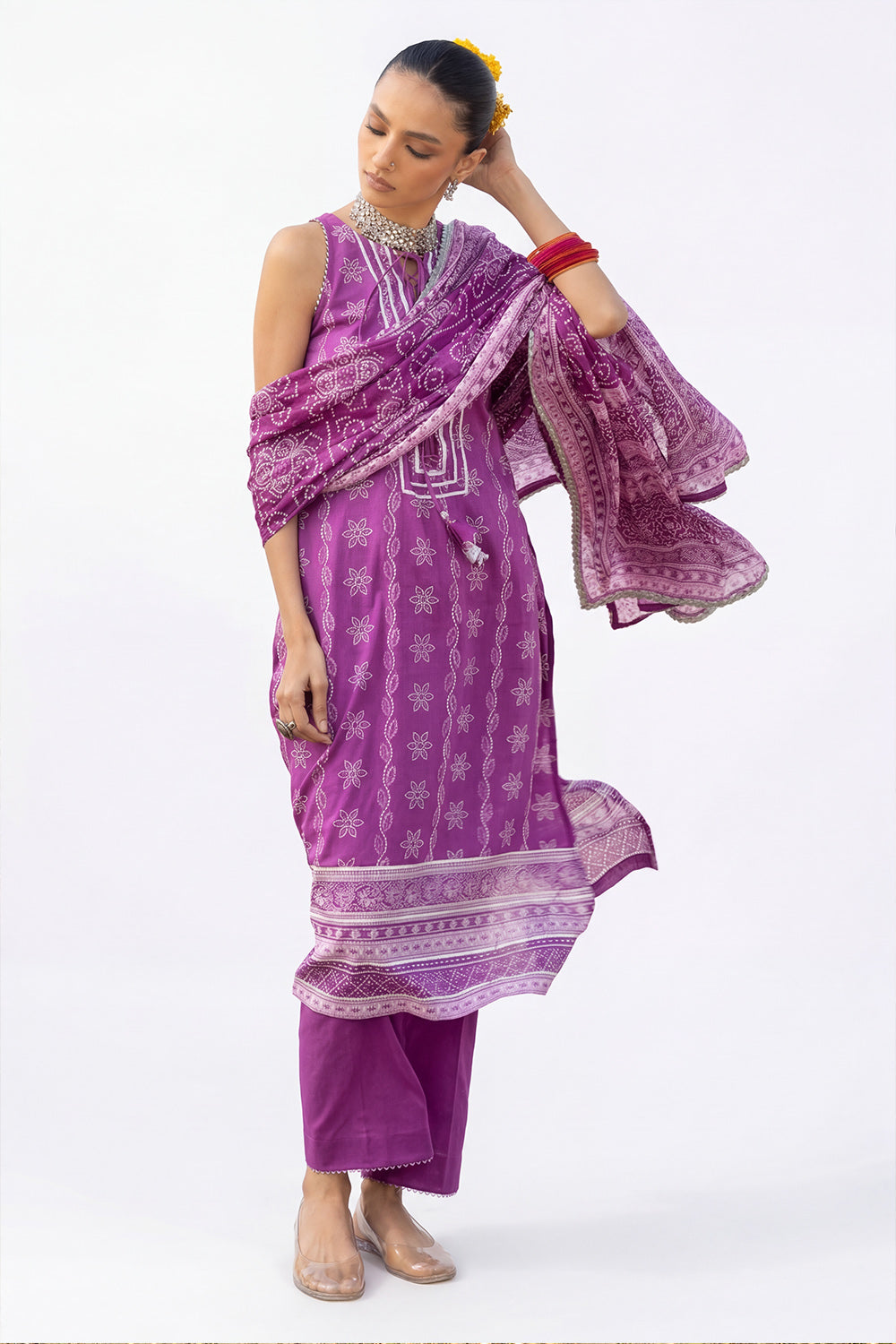 3 Piece Printed Lawn Suit CL-62026 A