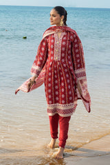 3 Piece Printed Lawn Suit CL-62026 B