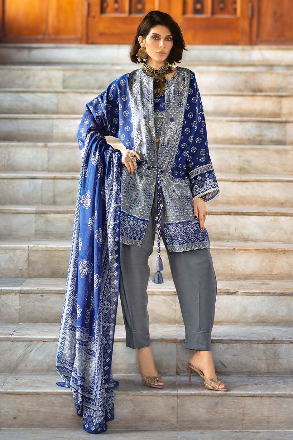3 Piece Printed Lawn Suit