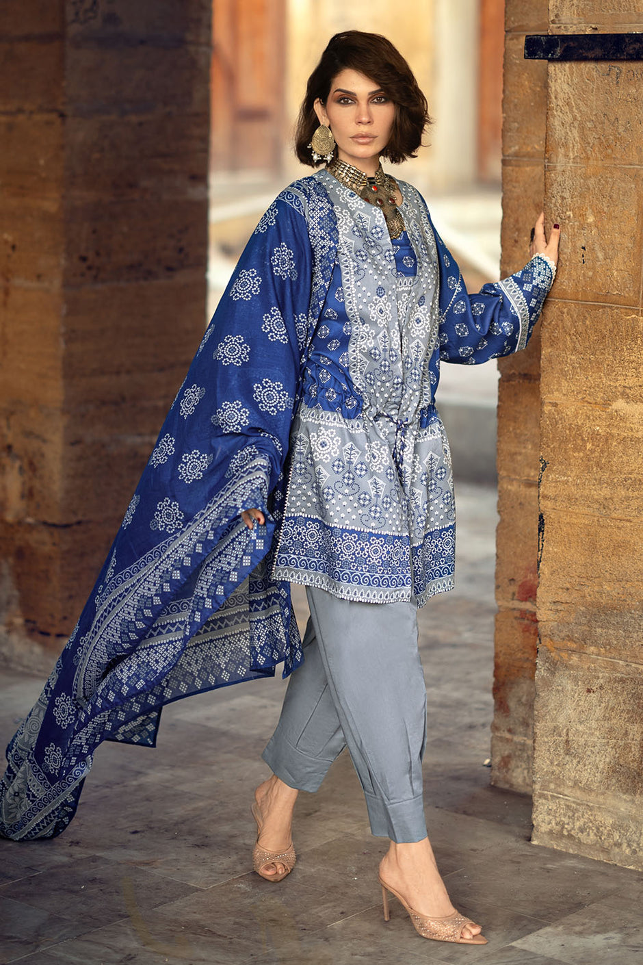 3 Piece Printed Lawn Suit