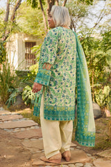3 Piece Printed Lawn Suit with Dupatta CL-62052 A