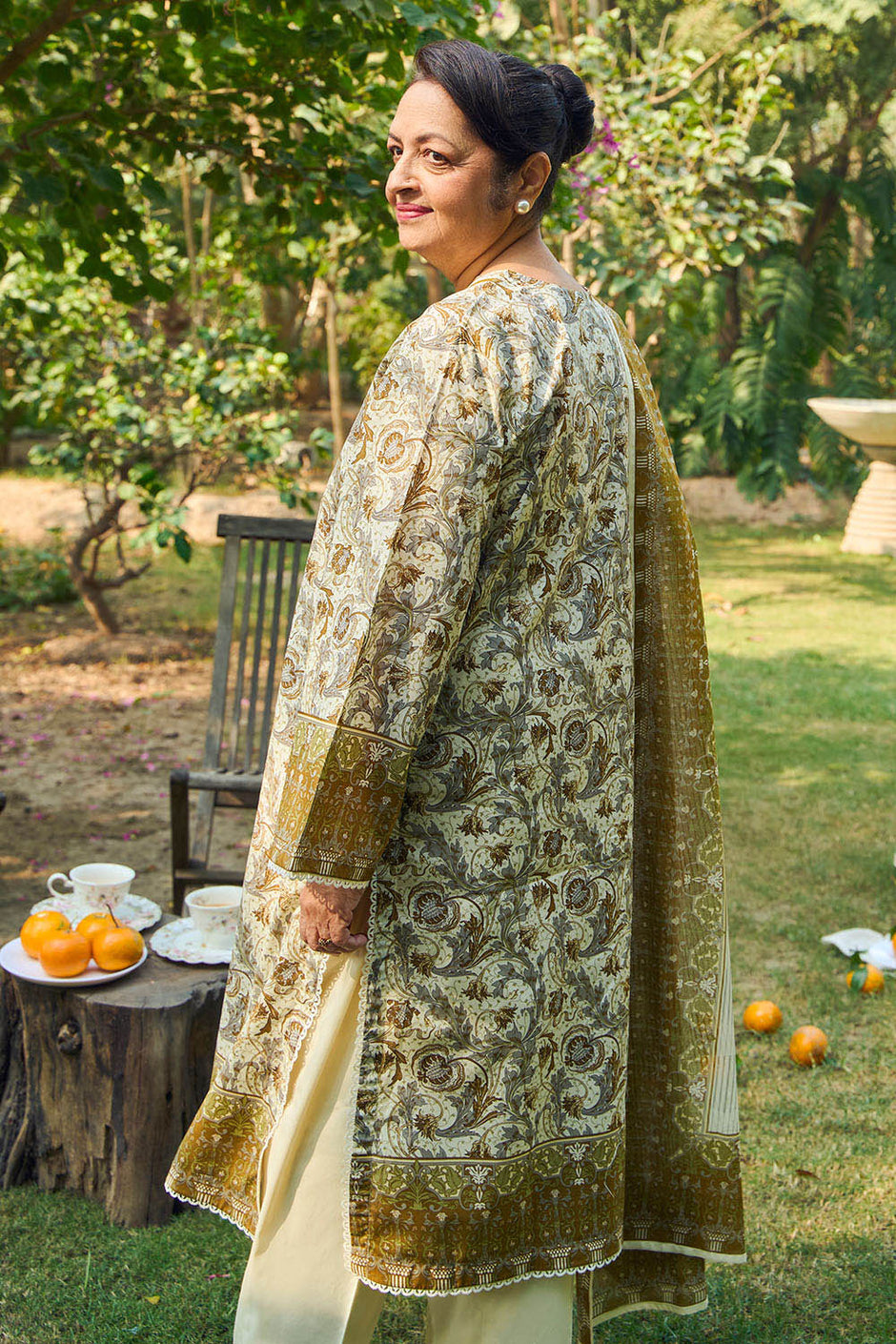 3 Piece Printed Lawn Suit with Dupatta