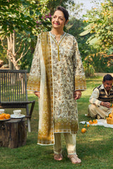3 Piece Printed Lawn Suit with Dupatta CL-62052 B