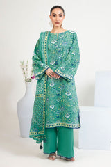 3 Piece Printed Lawn Suit with Dupatta CL-62064 A