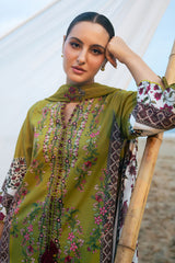 3 Piece Printed Lawn Suit with Dupatta CL-62069 A