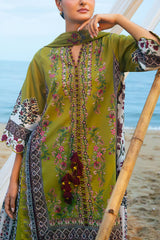 3 Piece Printed Lawn Suit with Dupatta CL-62069 A