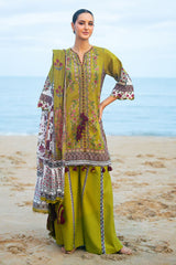 3 Piece Printed Lawn Suit with Dupatta CL-62069 A