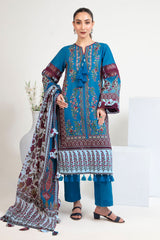 3 Piece Printed Lawn Suit with Dupatta CL-62069 B